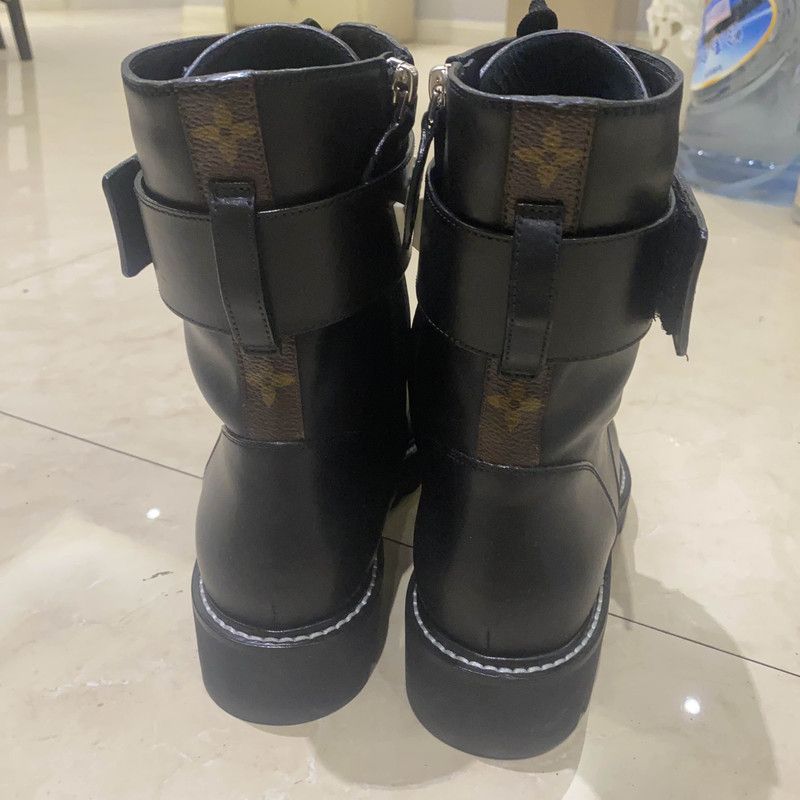 Louis Vuitton Louis Vuitton Territory Black Ankle Boots 0079 Size US 8.5 / EU 41-42 - 3 Thumbnail