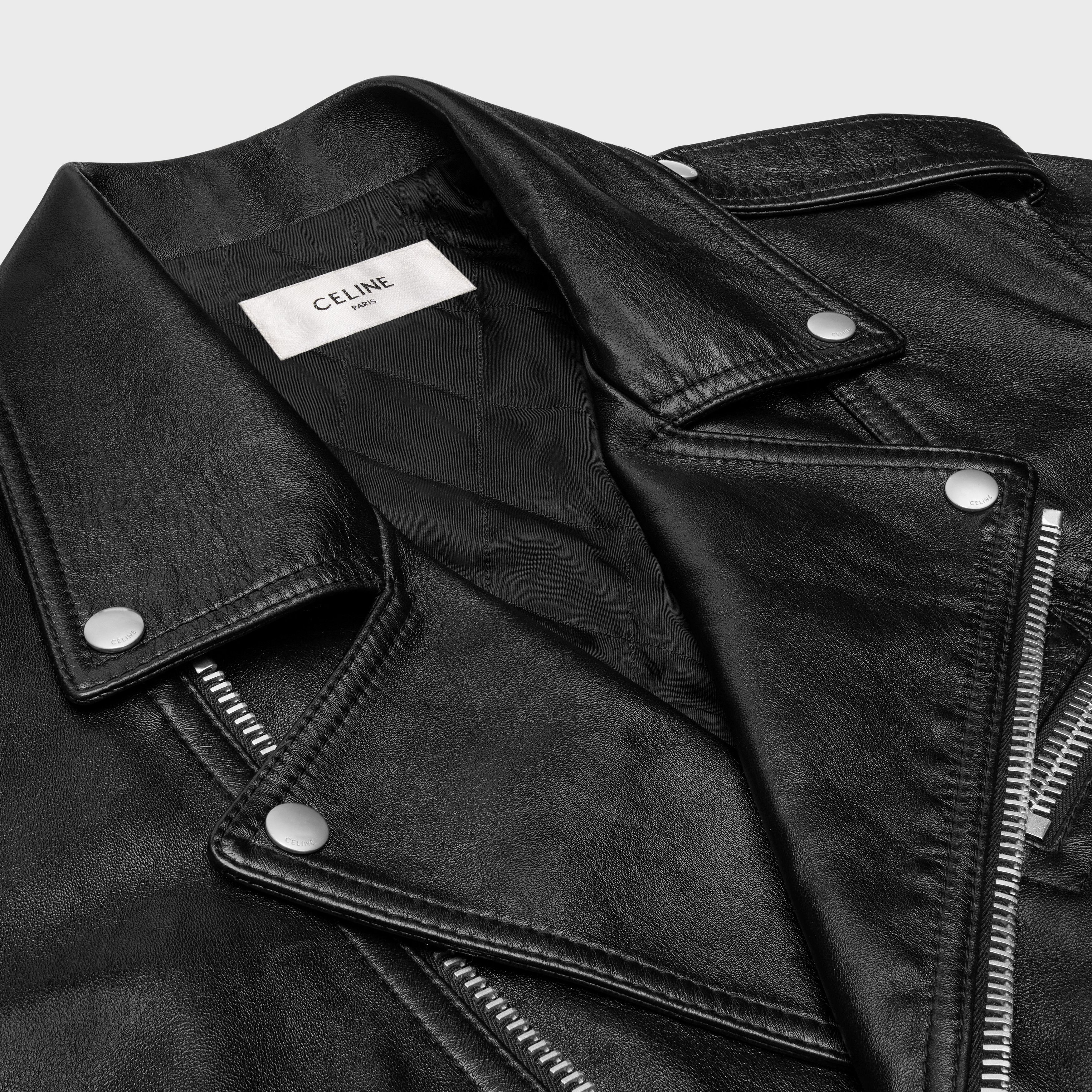 Celine biker jacket in soft lambskin Size US M / EU 48-50 / 2 - 3 Thumbnail