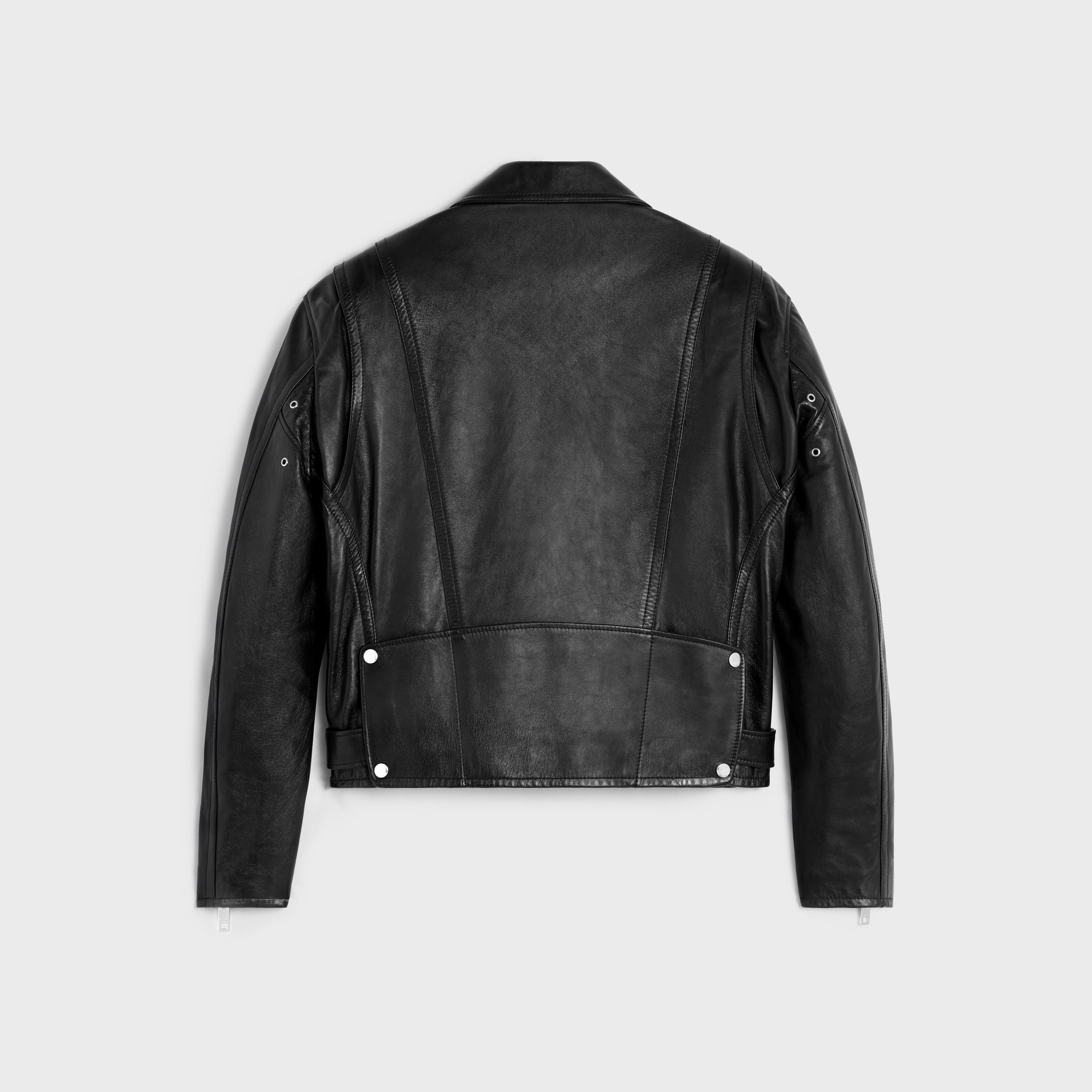 Celine biker jacket in soft lambskin Size US L / EU 52-54 / 3 - 2 Thumbnail