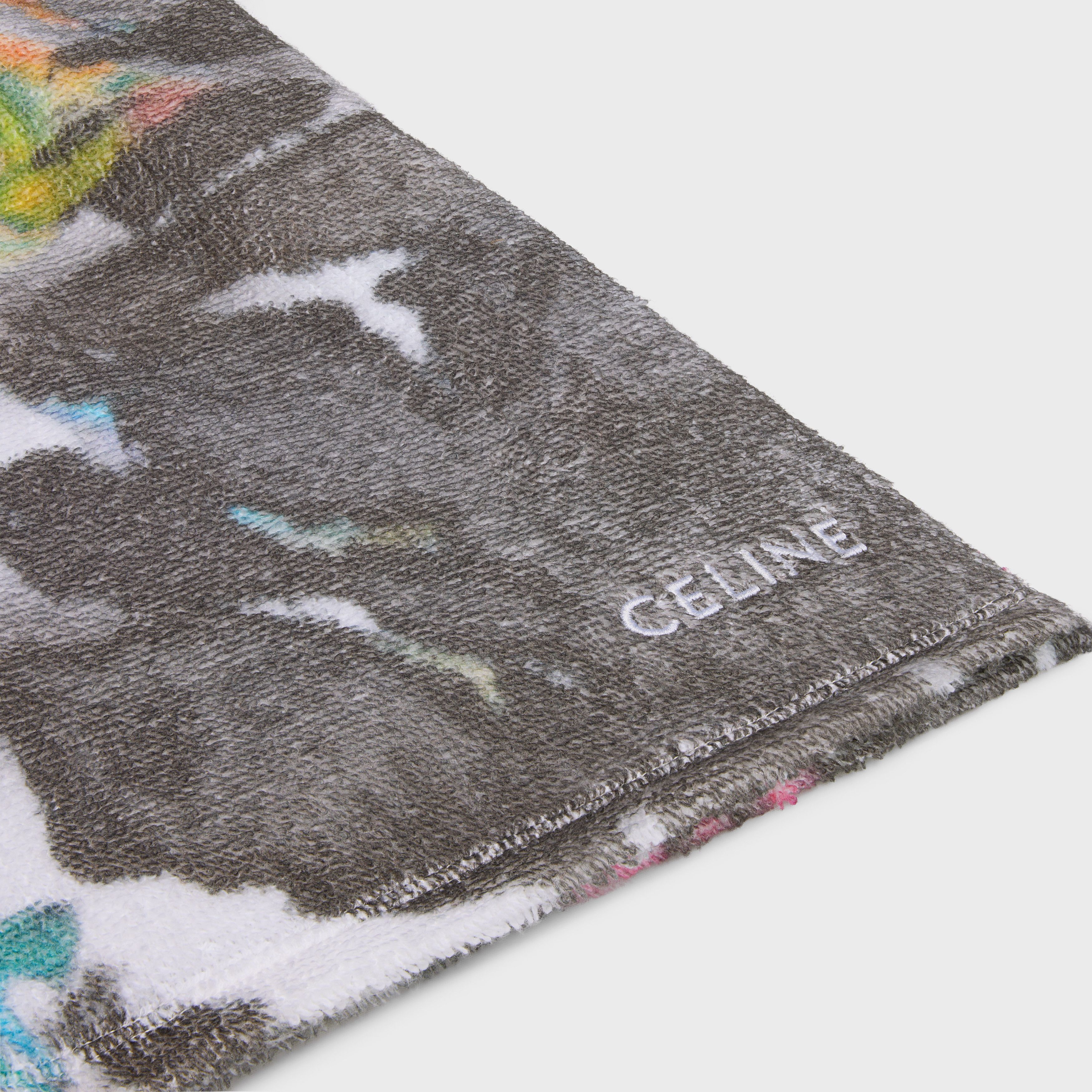 celine shorts in terry cotton