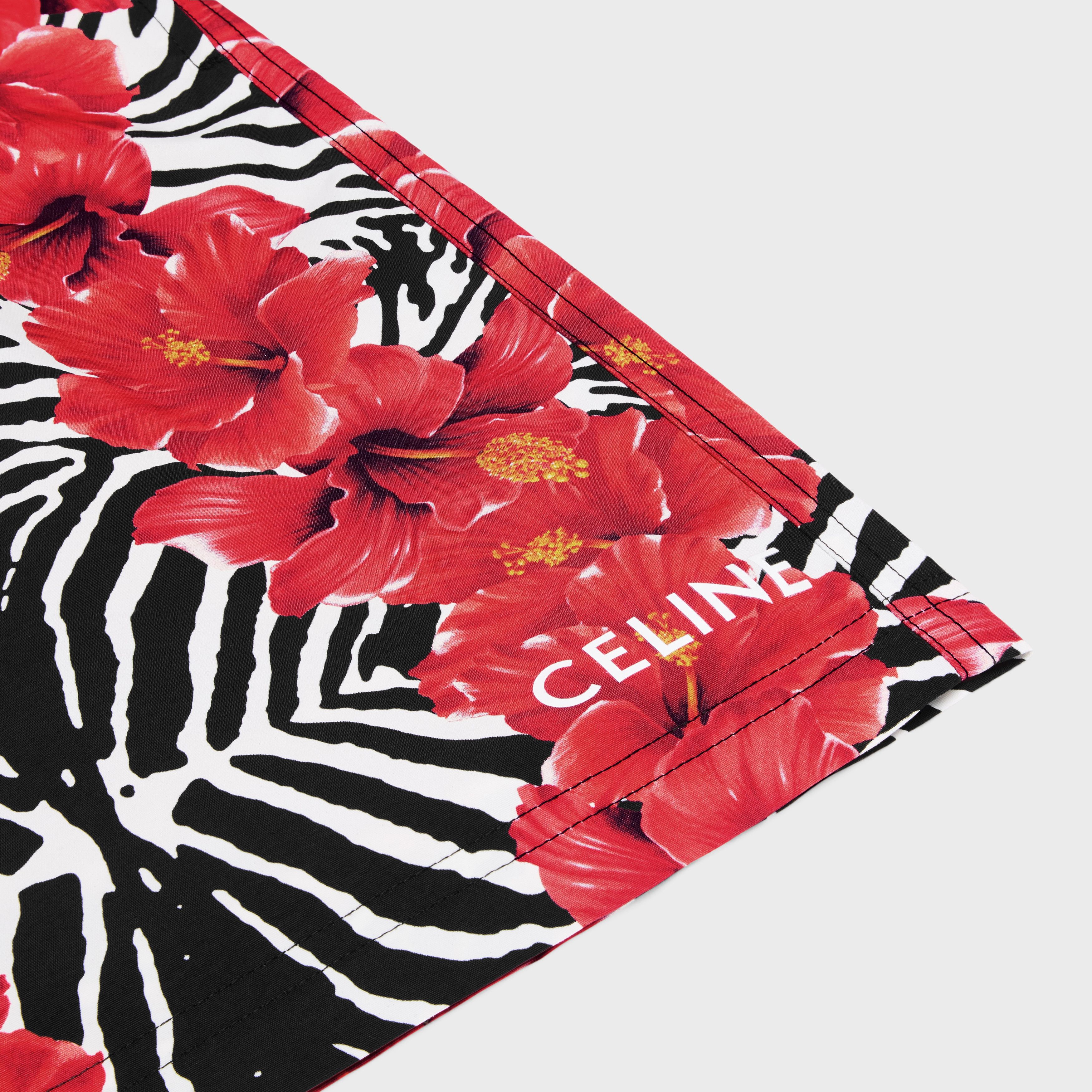 Celine swim shorts with celine print in nylon Size US 31 - 4 Thumbnail