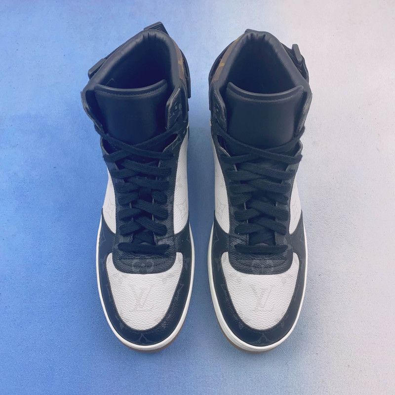 Louis Vuitton Louis Vuitton Rivoli High-Top Fashion Sneakers 0079 Size US 8 / EU 41 - 2 Thumbnail