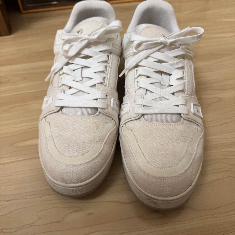 Louis Vuitton Louis Vuitton Classic Logo Trainer Sneakers for Men 0079 Size US 11 / EU 44 - 2 Thumbnail