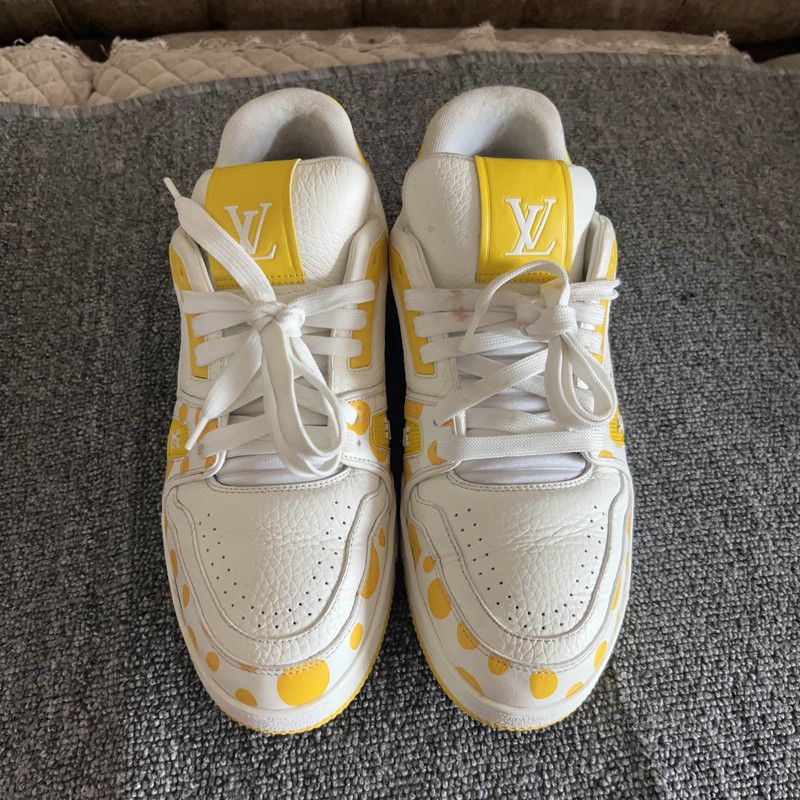 Louis Vuitton Yayoi Kusama x Louis Vuitton Low Top Trainers 0079 Size US 9.5 / EU 42-43 - 6 Thumbnail