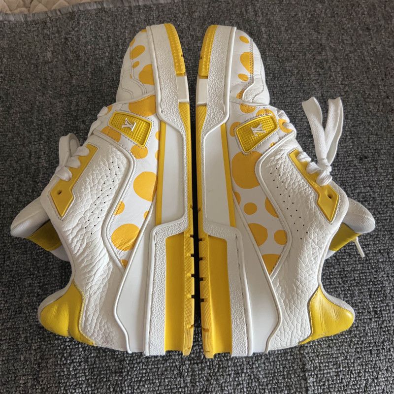 Louis Vuitton Yayoi Kusama x Louis Vuitton Low Top Trainers 0079 Size US 9.5 / EU 42-43 - 9 Thumbnail