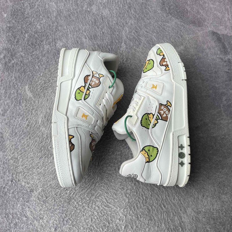 Louis Vuitton Nigo x Louis Vuitton Trendy Low-Top Sneakers 0079 Size US 7.5 / EU 40-41 - 9 Thumbnail
