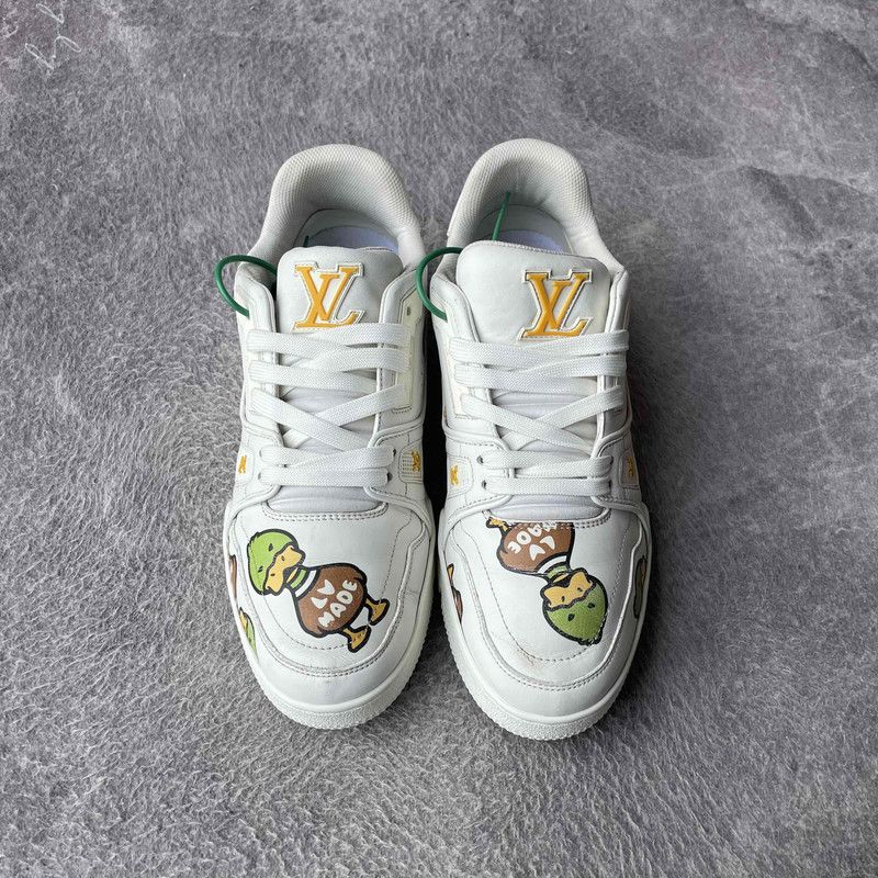 Louis Vuitton Nigo x Louis Vuitton Trendy Low-Top Sneakers 0079 Size US 7.5 / EU 40-41 - 2 Thumbnail
