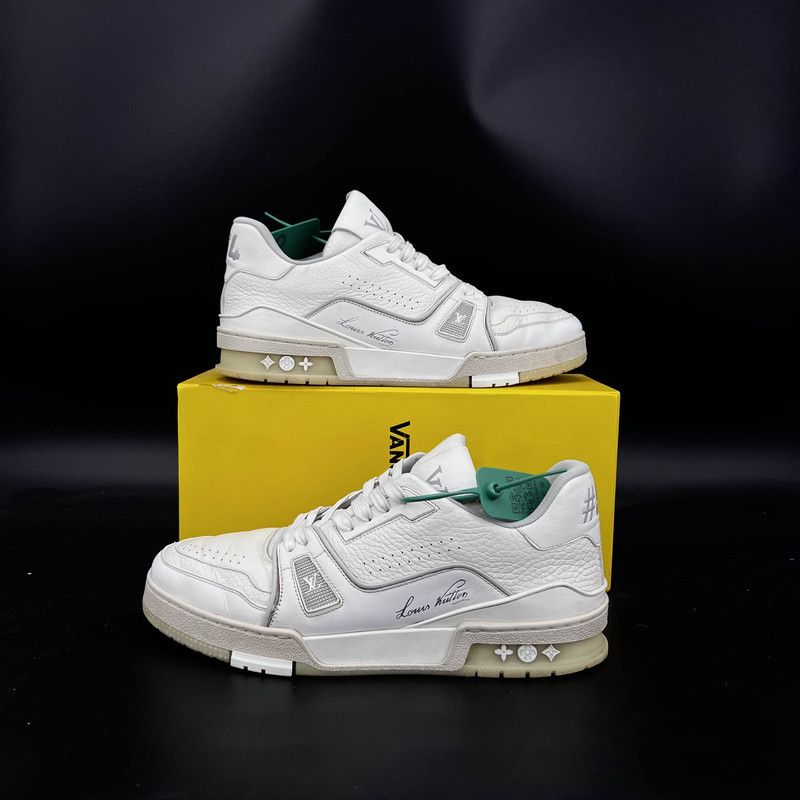 Louis Vuitton Louis Vuitton Leather Trainer Fashion Sneakers for Everyone 0079 Size US 8 / EU 41 - 9 Thumbnail