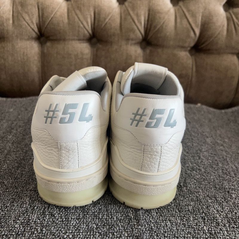 Louis Vuitton Louis Vuitton White Cement Low-Top Trainer Sneakers 0079 Size US 9.5 / EU 42-43 - 3 Thumbnail