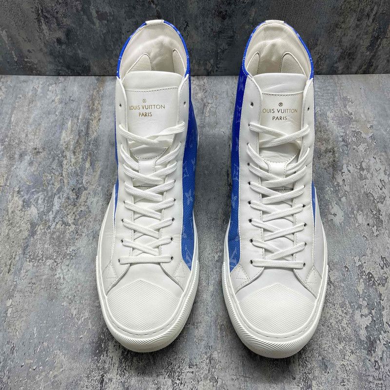 Louis Vuitton Louis Vuitton Tattoo Monogram Clouds Sneakers 0079 Size US 8 / EU 41 - 2 Thumbnail