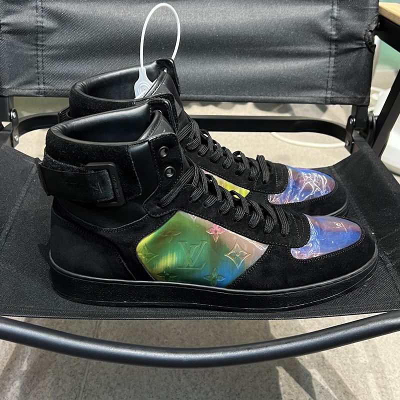 Louis Vuitton Louis Vuitton Rivoli High Top Sneakers 0079 Size US 9.5 / EU 42-43 - 9 Thumbnail