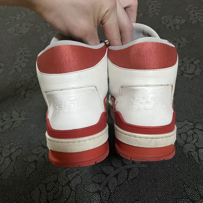 Louis Vuitton Louis Vuitton High-Top Trainer Sneakers for Men 0079 Size US 8.5 / EU 41-42 - 3 Thumbnail