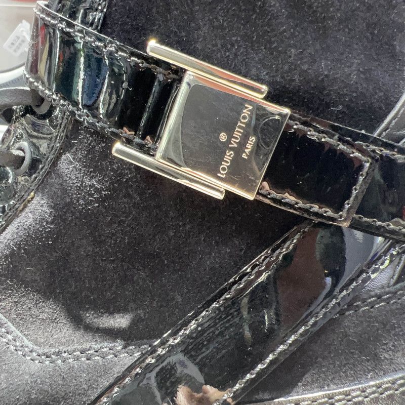 Louis Vuitton Louis Vuitton Black Monogram Mid-Calf Martin Boots 0079 Size US 6.5 / EU 39-40 - 11 Thumbnail