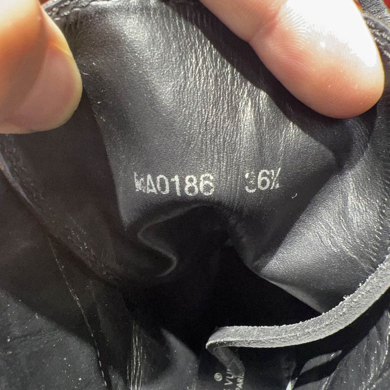 Louis Vuitton Louis Vuitton Black Monogram Mid-Calf Martin Boots 0079 Size US 6.5 / EU 39-40 - 5 Thumbnail