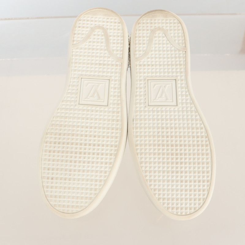 Louis Vuitton Louis Vuitton White Round-Toe Sneakers 0079 Size US 5.5 / EU 38 - 6 Thumbnail