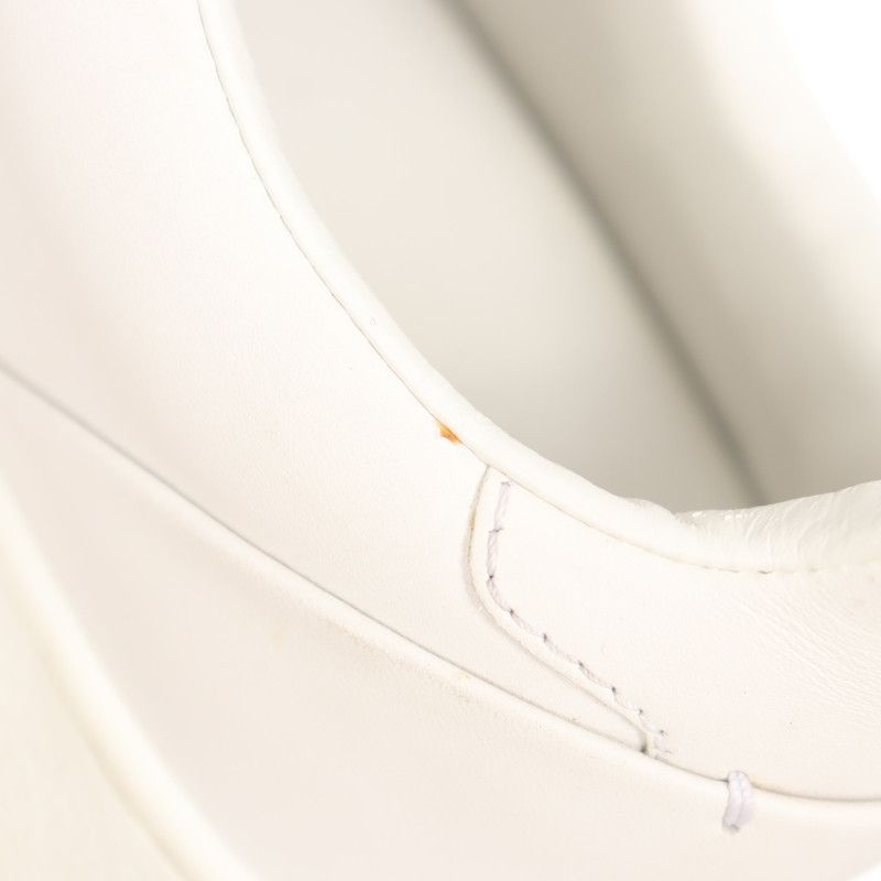 Louis Vuitton Louis Vuitton White Round-Toe Sneakers 0079 Size US 5.5 / EU 38 - 12 Thumbnail
