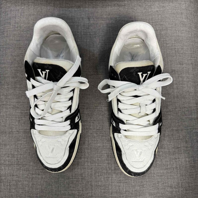 Louis Vuitton Louis Vuitton Trainer Panda Low Sneakers 0079 Size US 8.5 / EU 41-42 - 6 Thumbnail