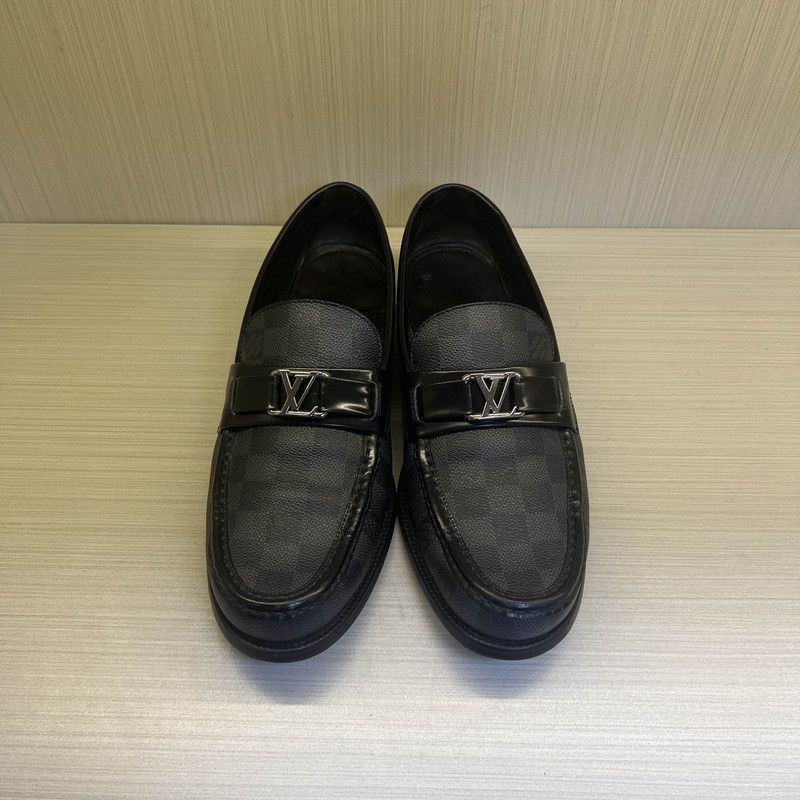 Louis Vuitton Louis Vuitton Major Black Casual Loafers for Men 0079 Size US 8.5 / EU 41-42 - 2 Thumbnail