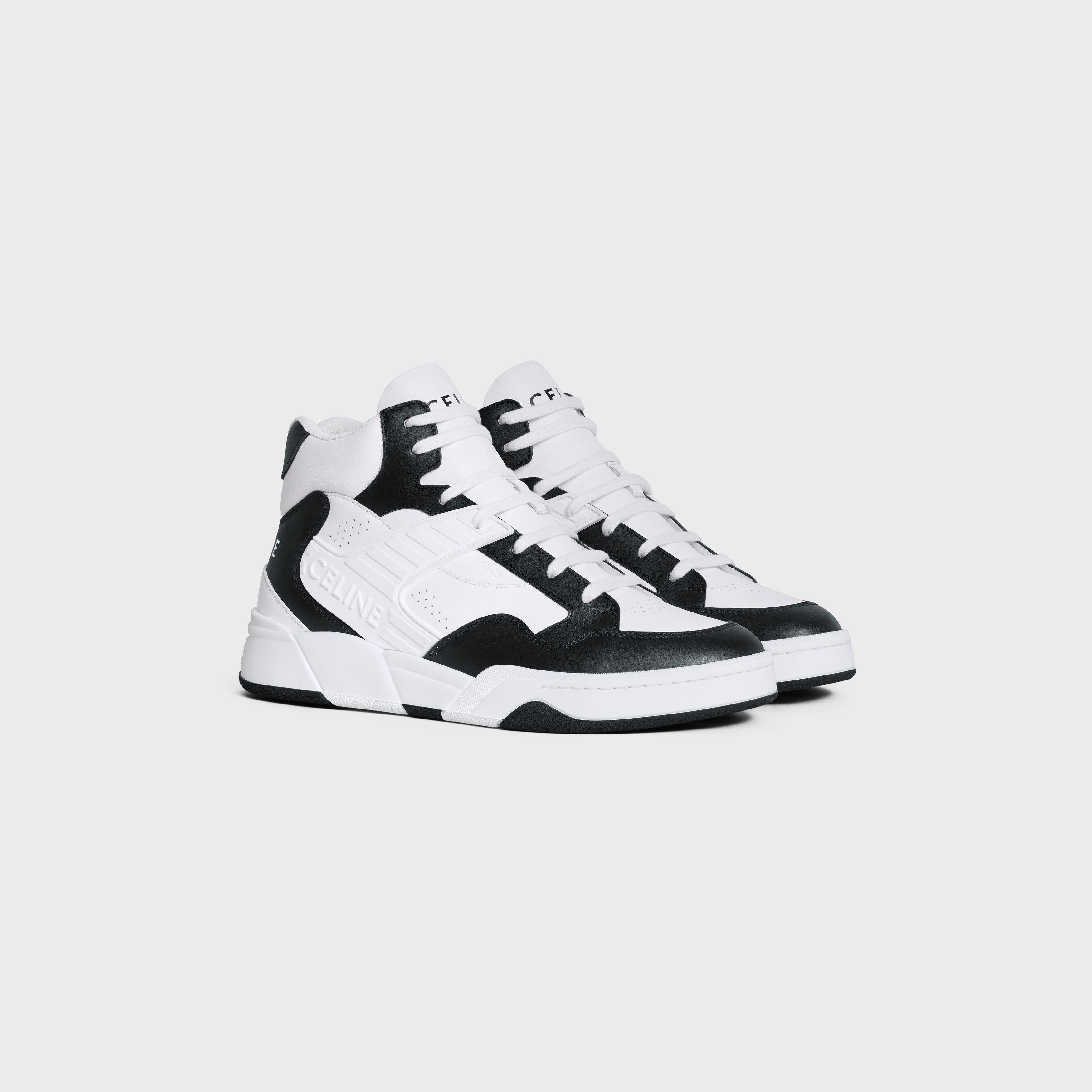 Celine CELINE TRAINER CT-06 HIGH TOP SNEAKER in CALFSKIN Size US 6 / EU 39 - 2 Thumbnail