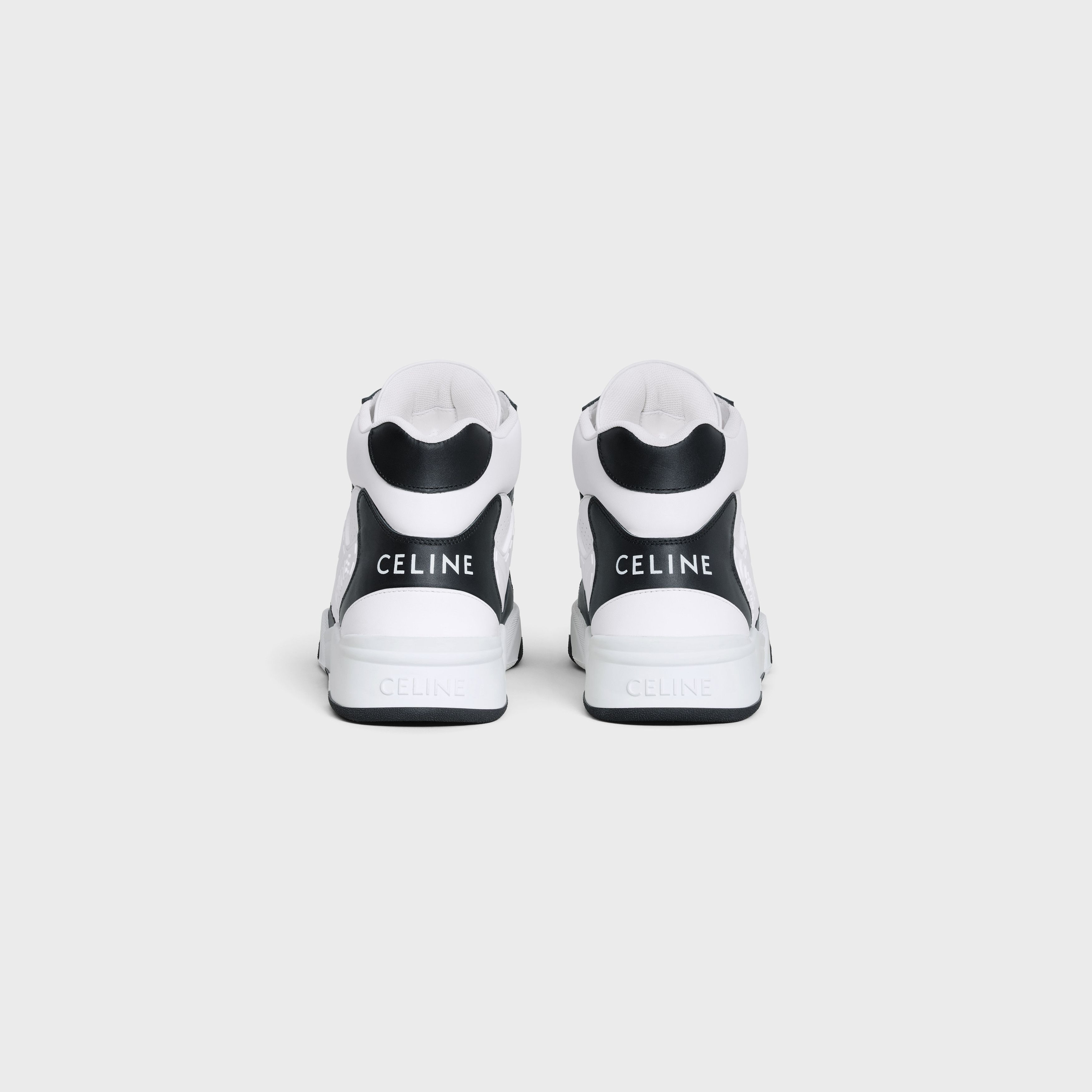 Celine CELINE TRAINER CT-06 HIGH TOP SNEAKER in CALFSKIN Size US 7 / EU 40 - 3 Thumbnail