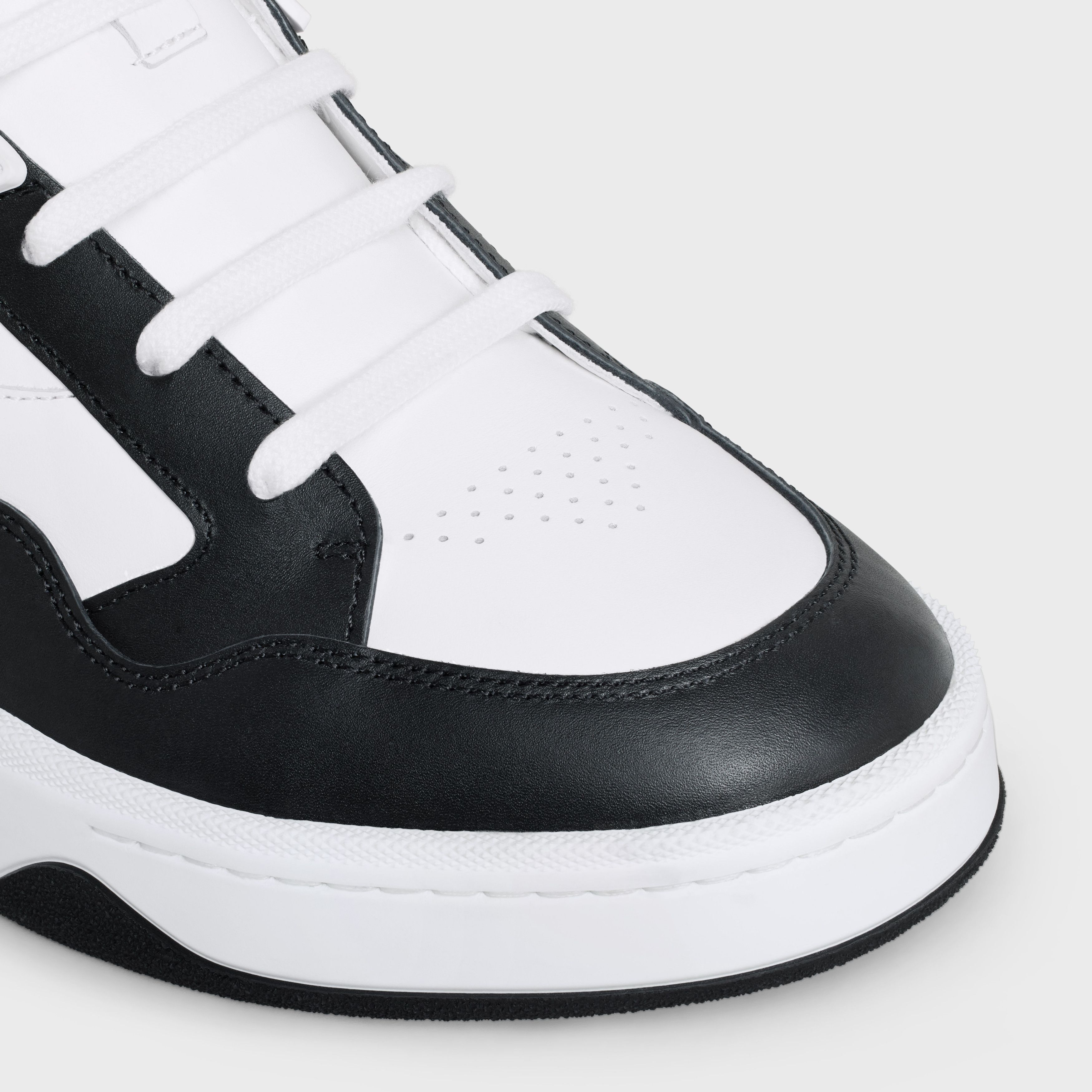 Celine CELINE TRAINER CT-06 HIGH TOP SNEAKER in CALFSKIN Size US 8 / EU 41 - 4 Thumbnail