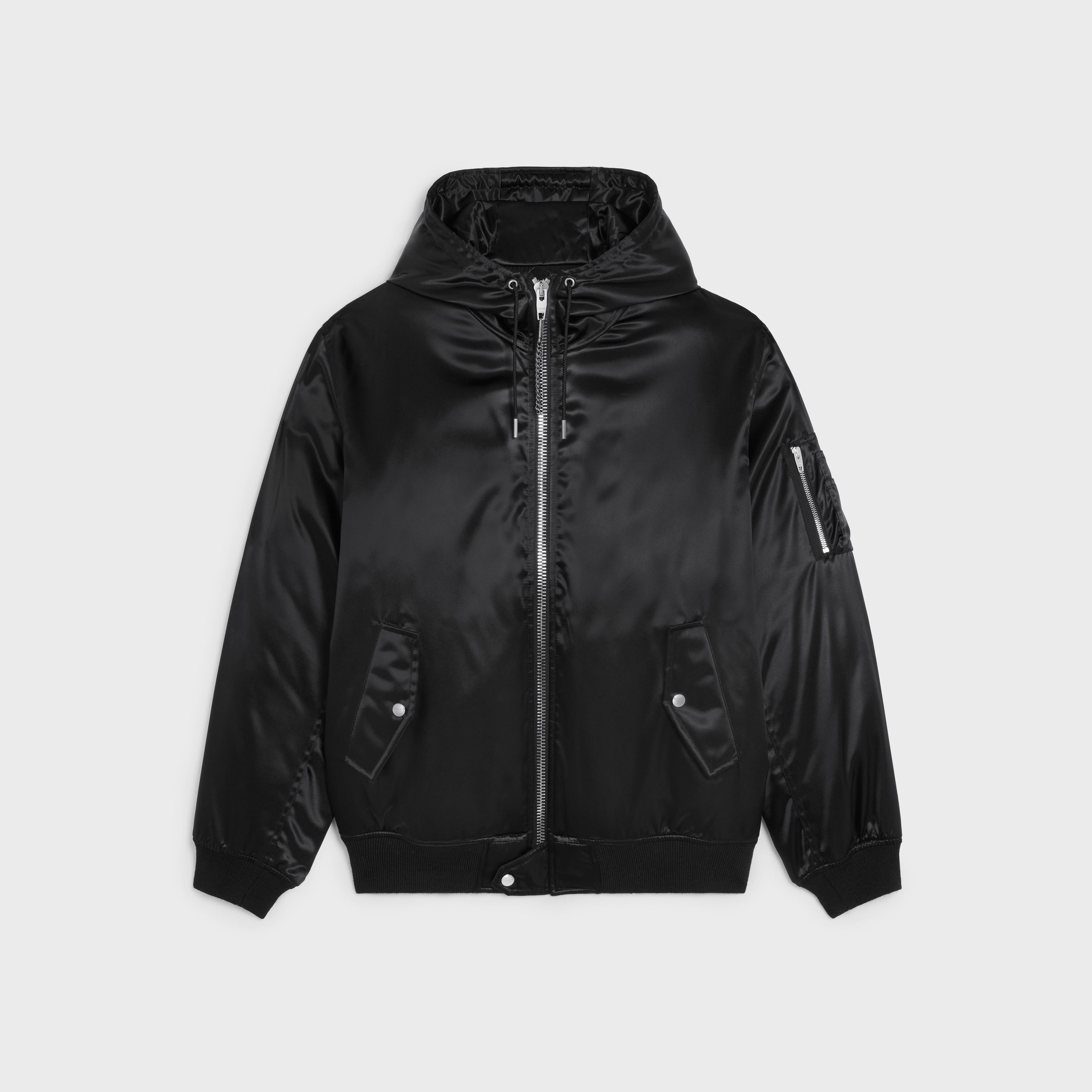 Celine CELINE BOMBER JACKET IN SATIN-FINISH NYLON Size US M / EU 48-50 / 2 - 2 Thumbnail