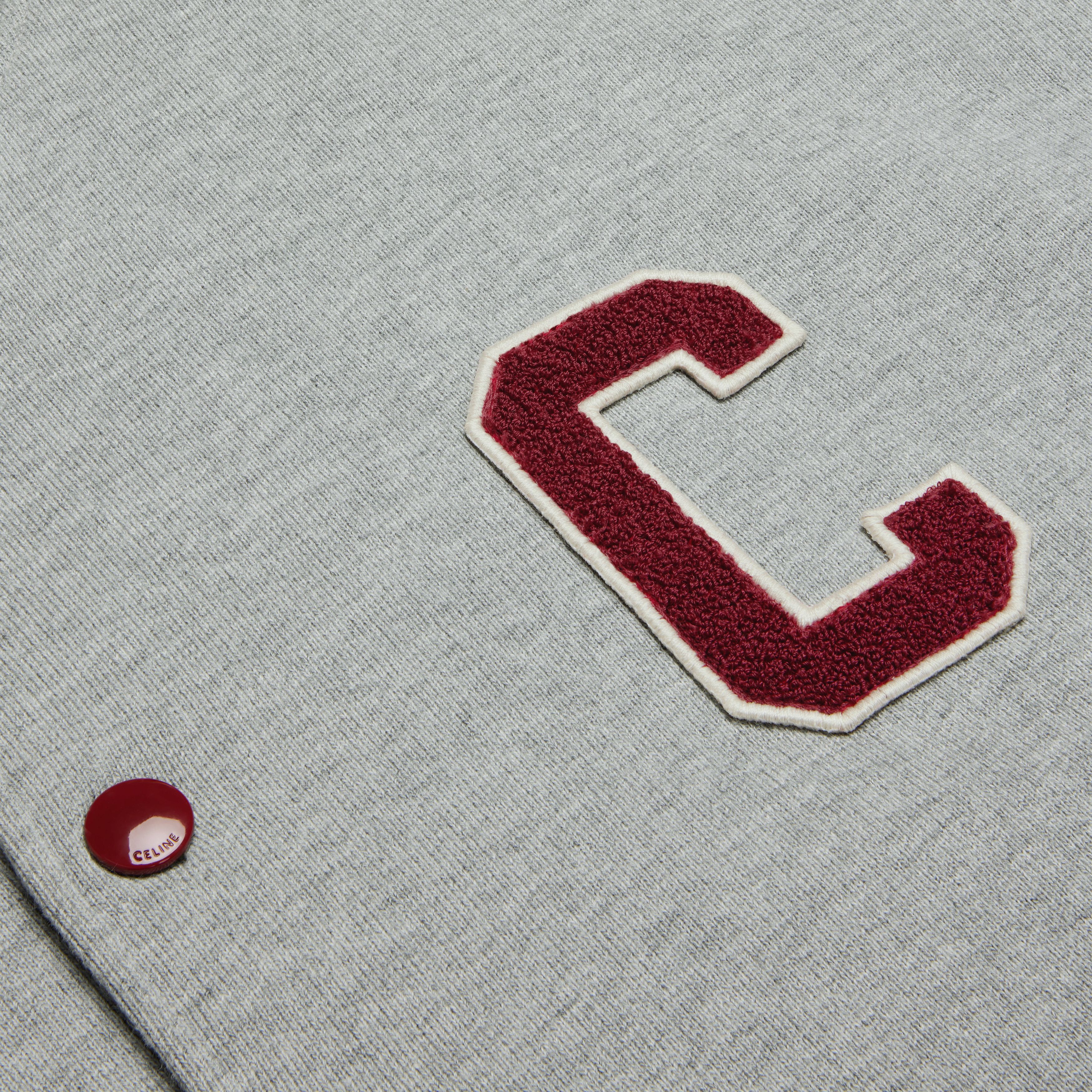 Celine celine teddy college jacket in cotton fleece Size US XXL / EU 58 / 5 - 5 Thumbnail