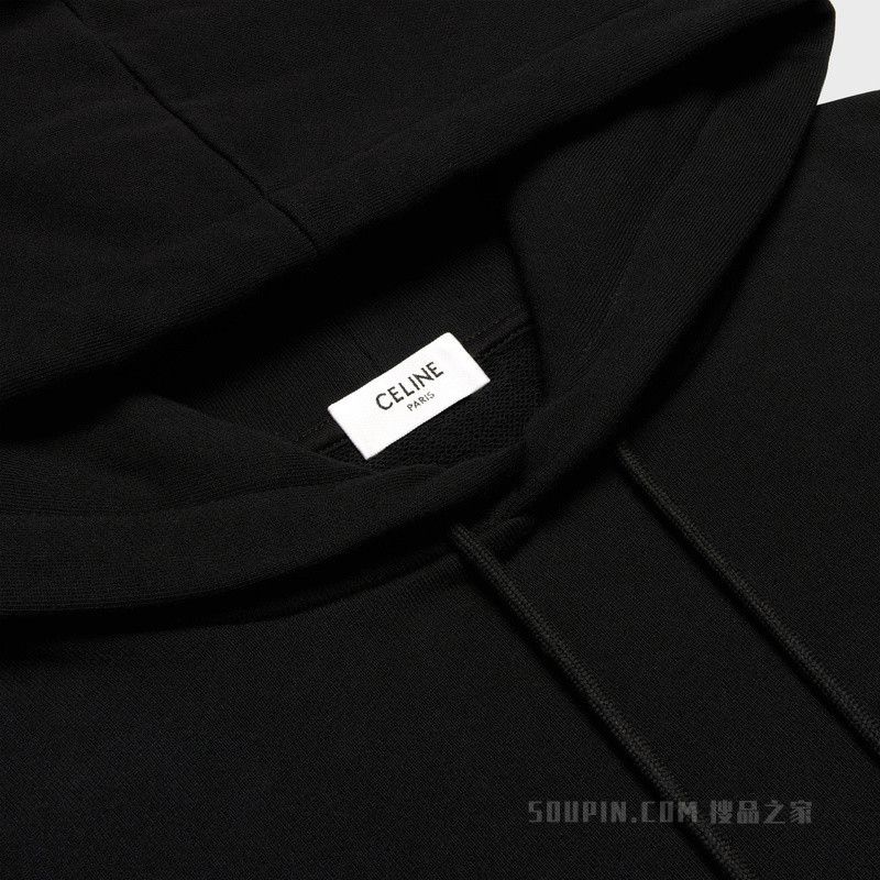 Celine loose celine hoodie with studs in cotton fleece Size US L / EU 52-54 / 3 - 3 Thumbnail