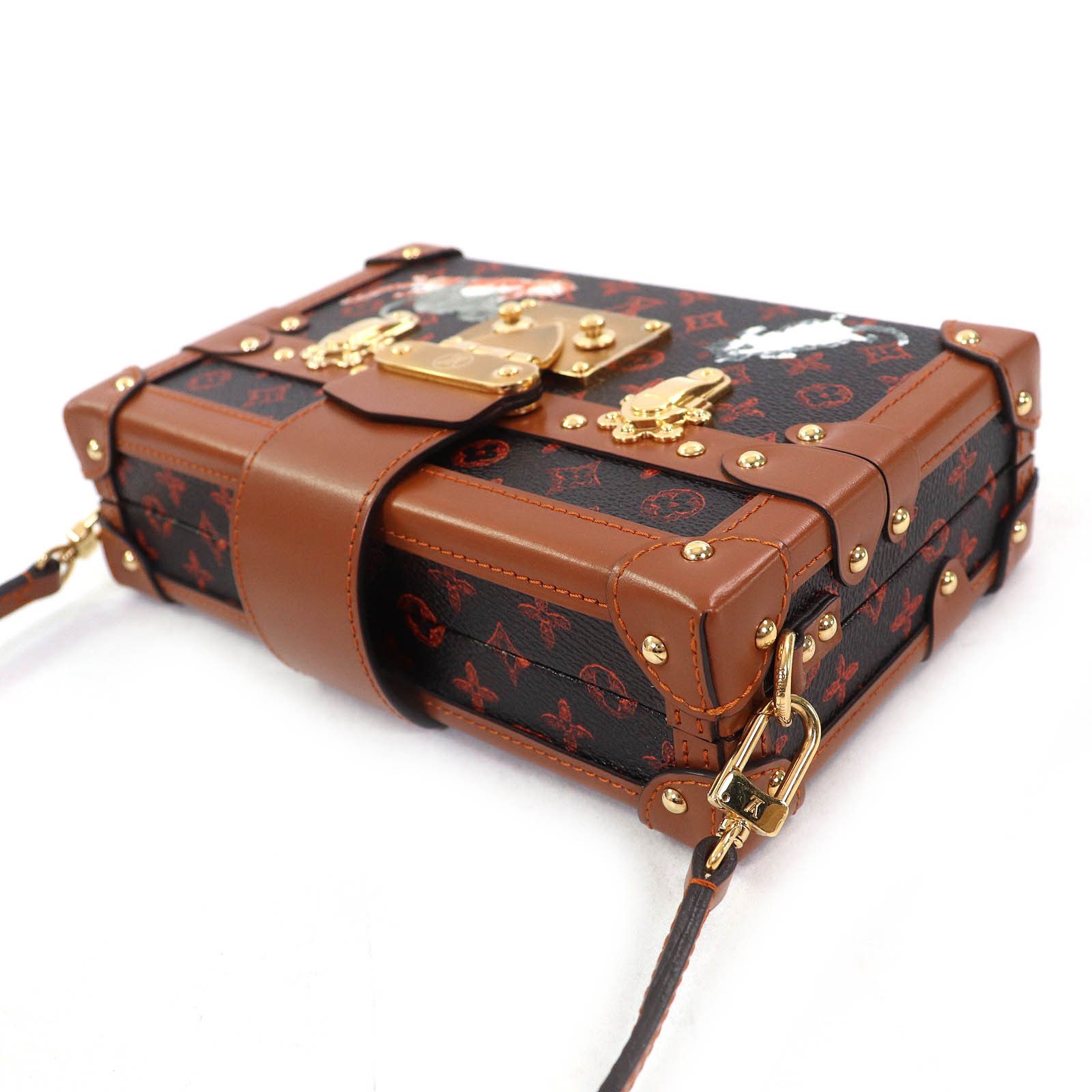 Louis Vuitton Louis Vuitton Louis Vuitton Petite Malle Transformed Catgram Shoulder Bag Canvas Shoulder Bag M44407 DUTY FREE for USA Size ONE SIZE - 5 Thumbnail