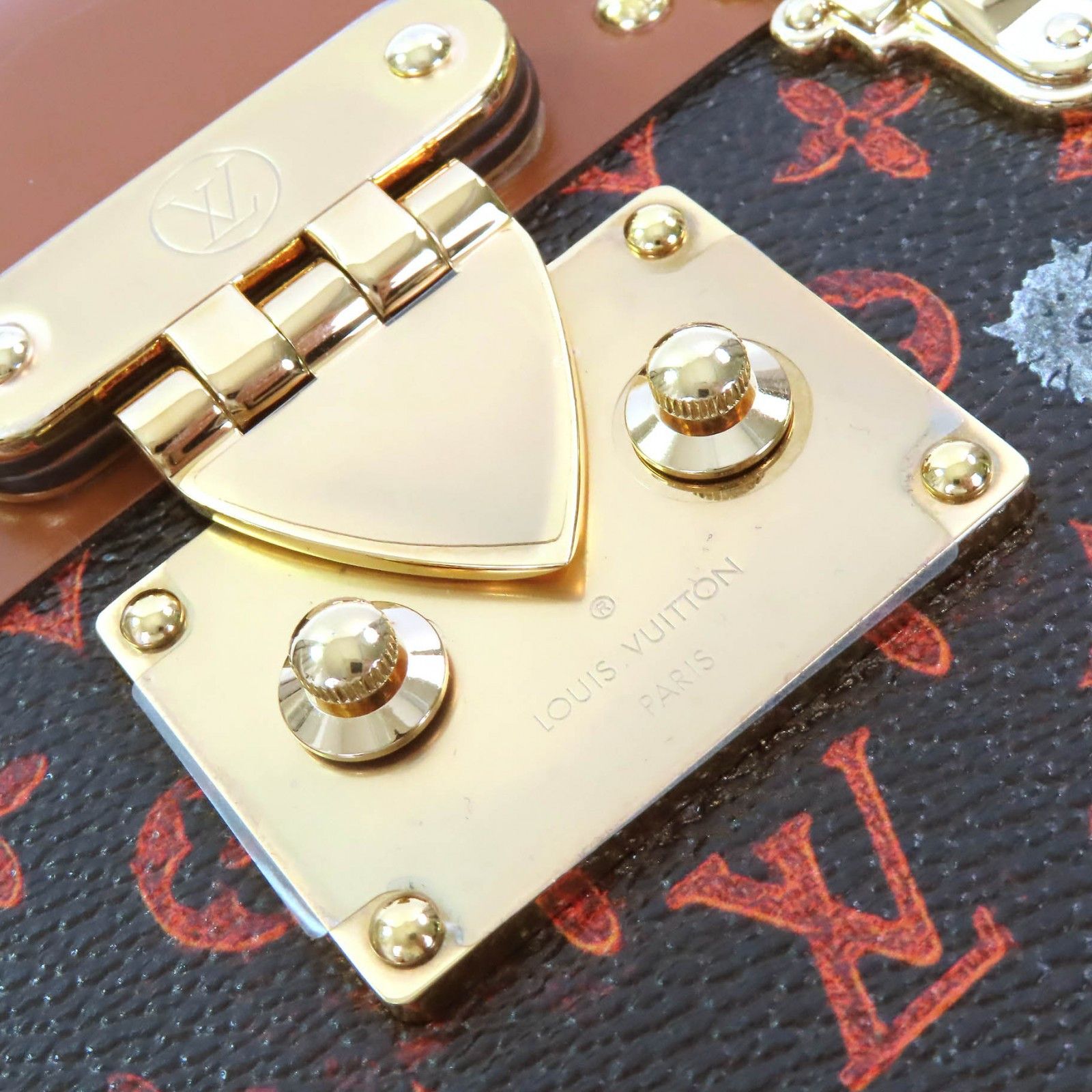 Louis Vuitton Louis Vuitton Louis Vuitton Petite Malle Transformed Catgram Shoulder Bag Canvas Shoulder Bag M44407 DUTY FREE for USA Size ONE SIZE - 11 Thumbnail
