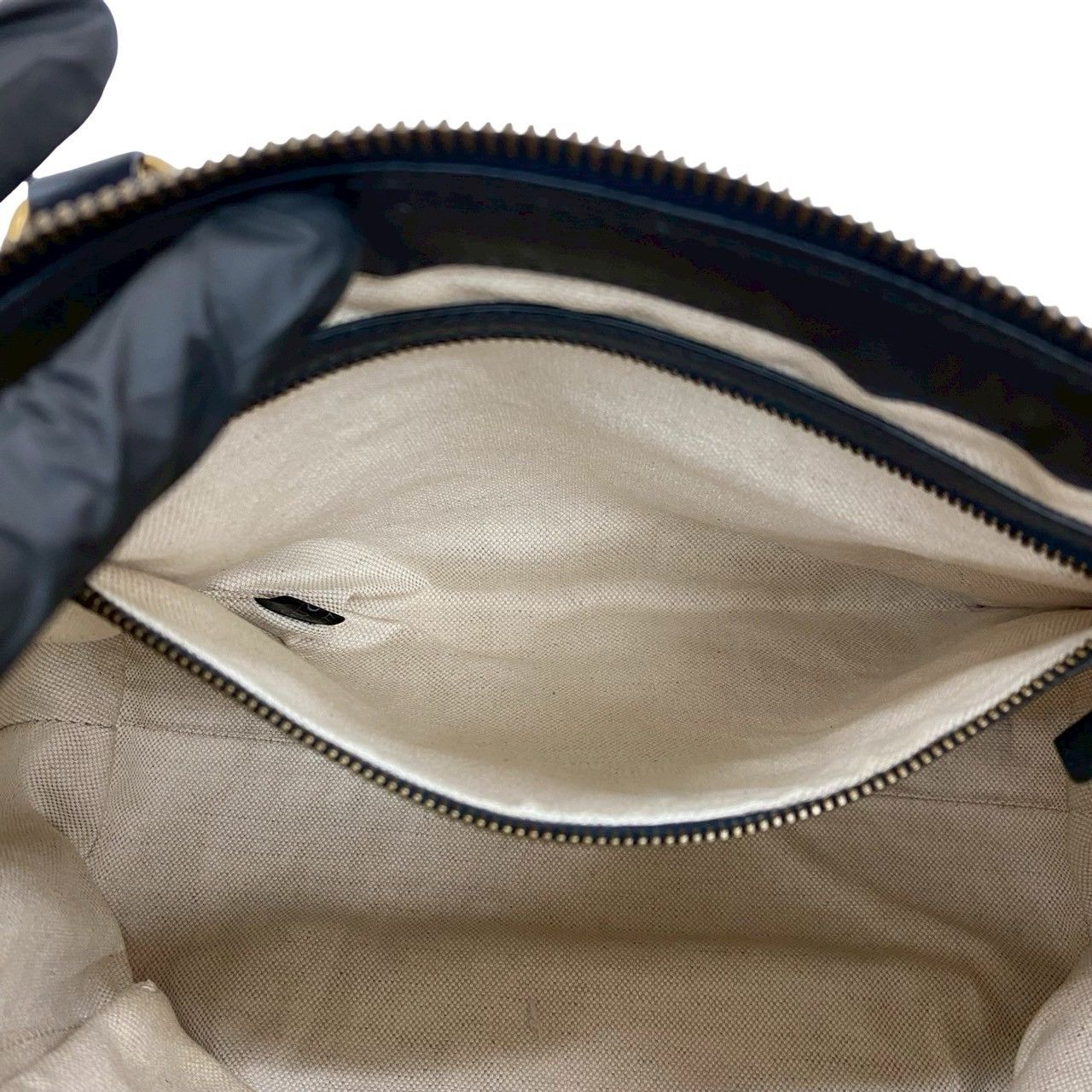 Gucci Gucci Gucci GG Logo Canvas Leather Handbag Canvas Handbag Size ONE SIZE - 11 Thumbnail
