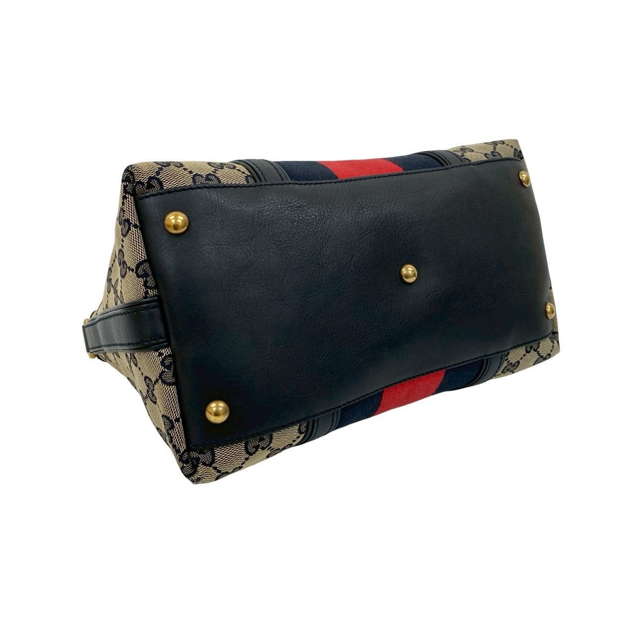 Gucci Gucci Gucci GG Logo Canvas Leather Handbag Canvas Handbag Size ONE SIZE - 8 Thumbnail
