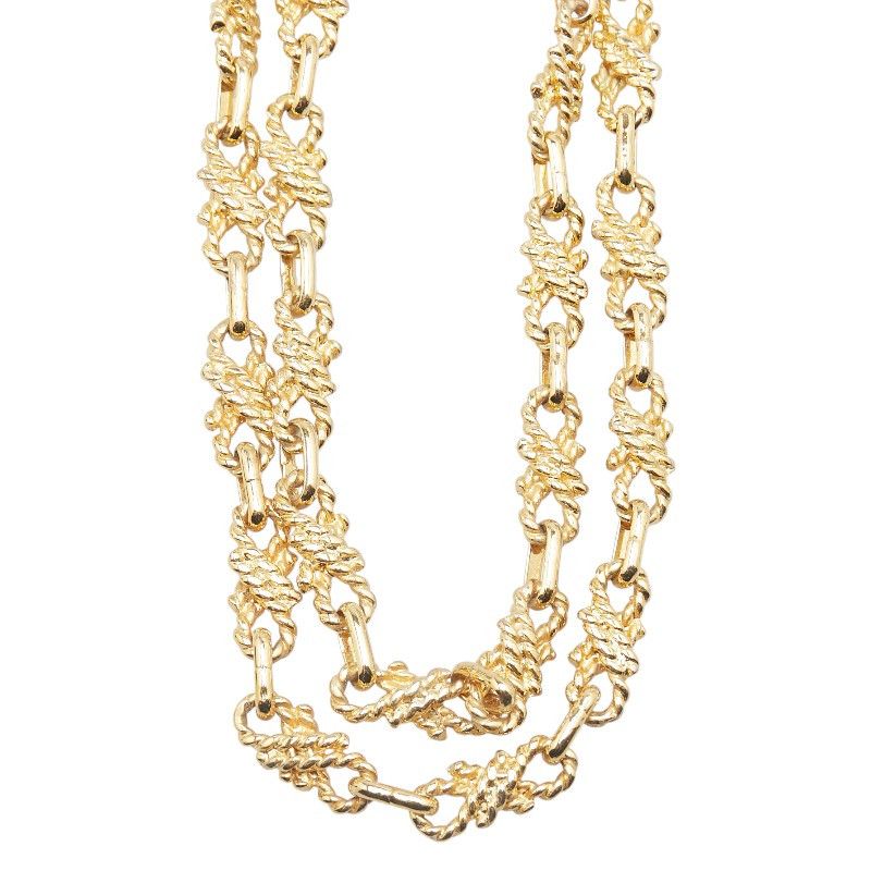 Celine Celine Celine Ribbon Motif Necklace Metal Necklace DUTY FREE for USA Size ONE SIZE - 3 Thumbnail