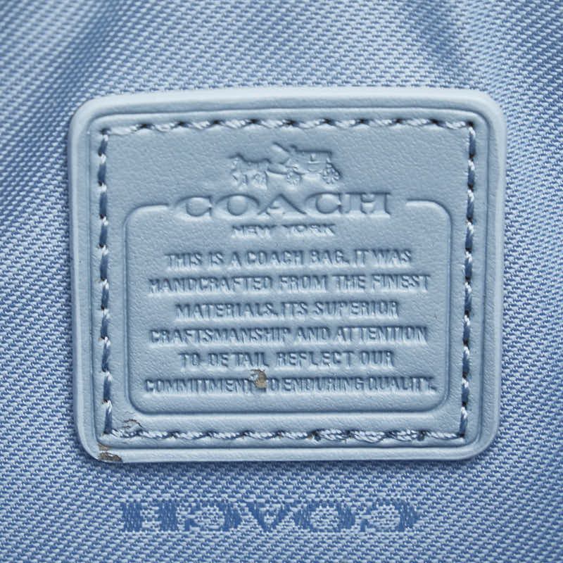 Coach Coach Coach Logo Leather Pouch Leather Clutch Bag DUTY FREE for USA Size ONE SIZE - 6 Thumbnail