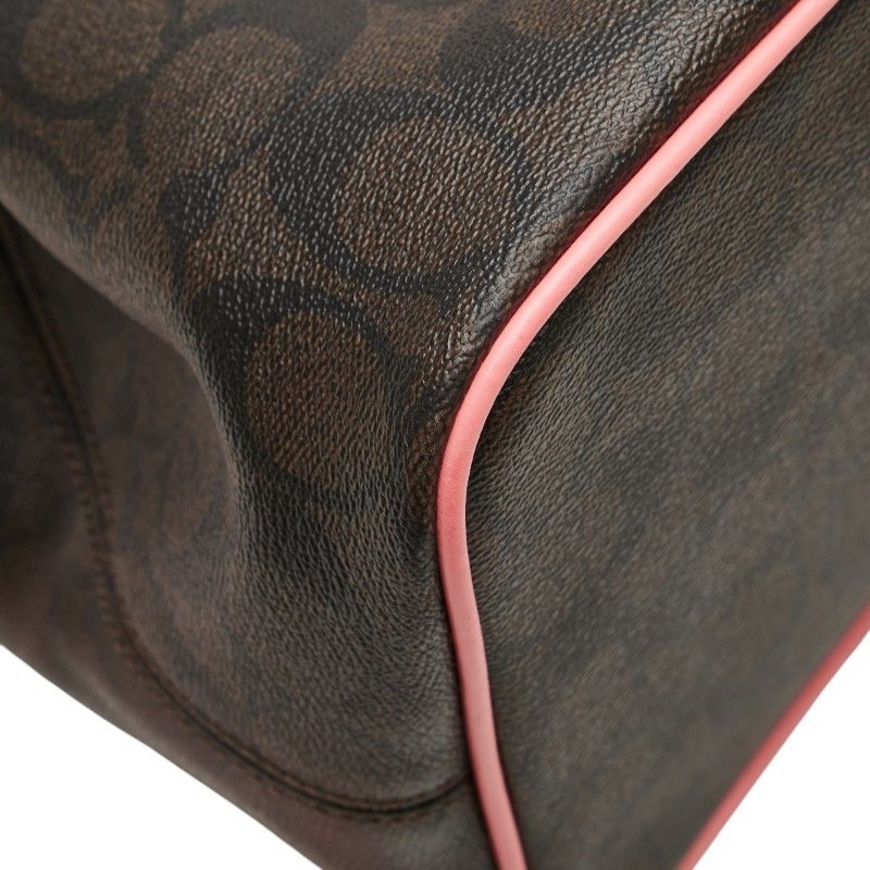 Coach Coach Coach Signature PVC Leather Tote Bag Leather Tote Bag F57842 Size ONE SIZE - 5 Thumbnail