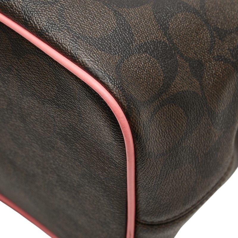 Coach Coach Coach Signature PVC Leather Tote Bag Leather Tote Bag F57842 Size ONE SIZE - 4 Thumbnail