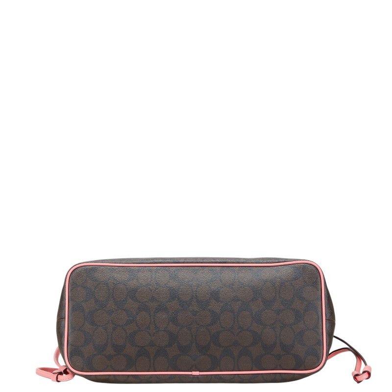 Coach Coach Coach Signature PVC Leather Tote Bag Leather Tote Bag F57842 Size ONE SIZE - 3 Thumbnail