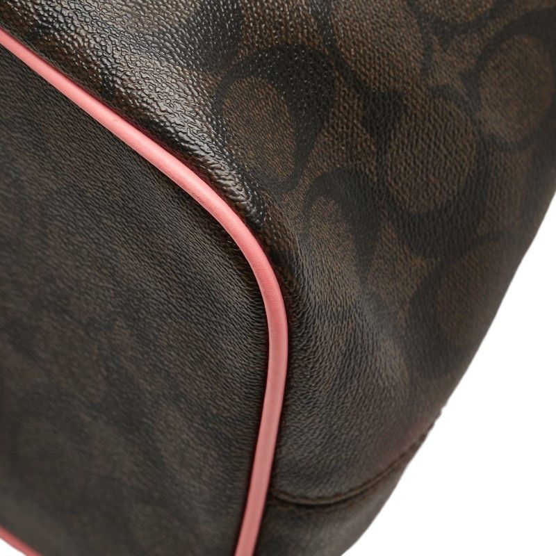 Coach Coach Coach Signature PVC Leather Tote Bag Leather Tote Bag F57842 Size ONE SIZE - 6 Thumbnail