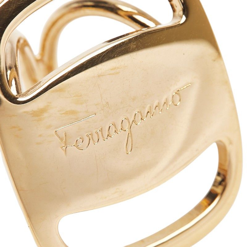 Salvatore Ferragamo Salvatore Ferragamo Salvatore Ferragamo Vara Scarf Ring Accessory Metal Other Size ONE SIZE - 4 Thumbnail