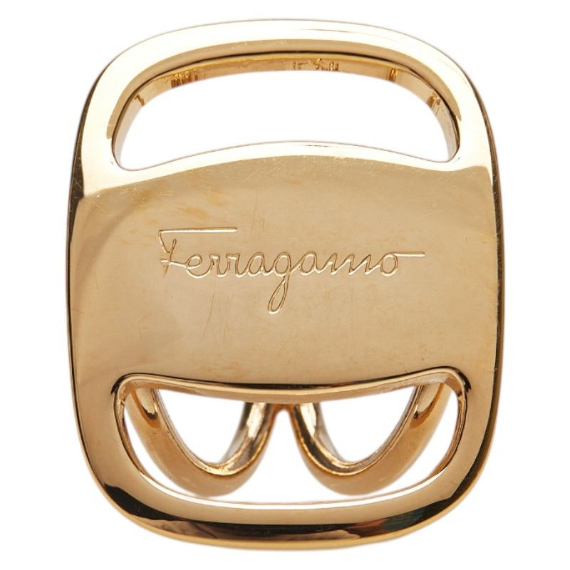 Salvatore Ferragamo Salvatore Ferragamo Salvatore Ferragamo Vara Scarf Ring Accessory Metal Other Size ONE SIZE - 2 Thumbnail