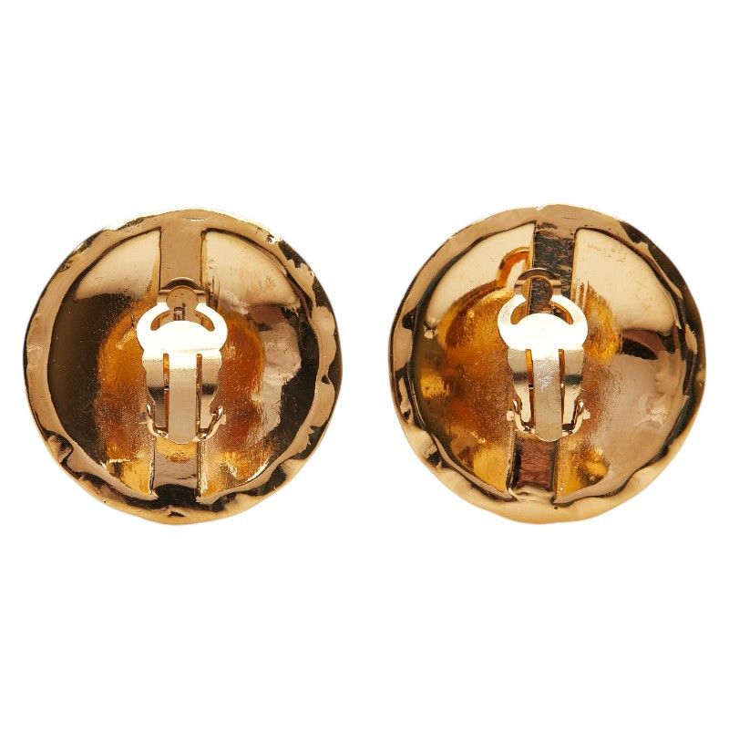 Chanel Chanel Chanel Coco Mark Matelasse Earrings Metal Earrings Size ONE SIZE - 3 Thumbnail