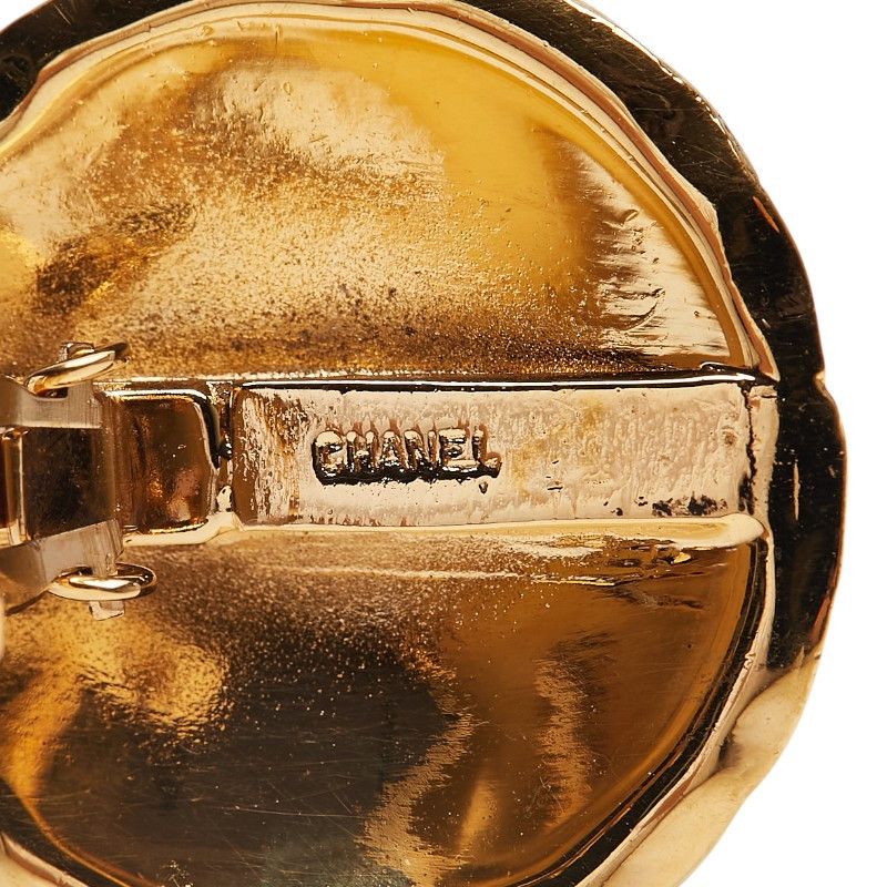 Chanel Chanel Chanel Coco Mark Matelasse Earrings Metal Earrings Size ONE SIZE - 4 Thumbnail