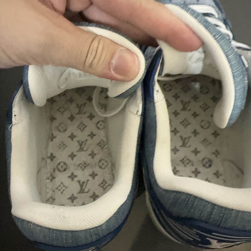 Louis Vuitton Louis Vuitton Denim Low Top Sneakers for Men 0079 Size US 8 / EU 41 - 8 Thumbnail