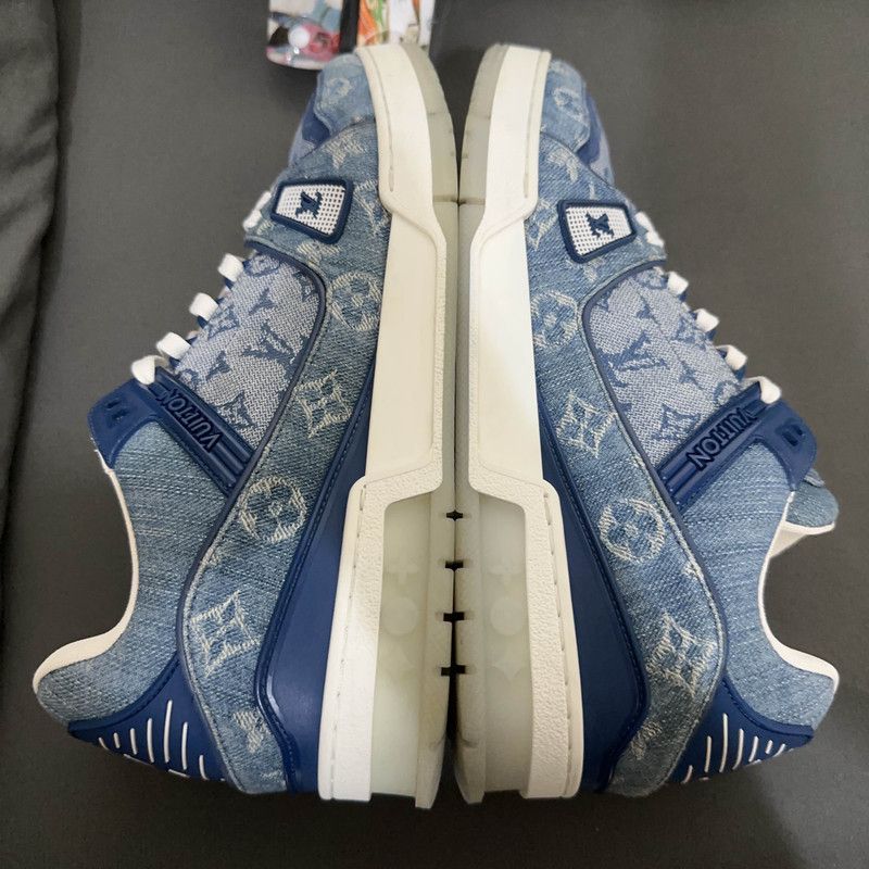 Louis Vuitton Louis Vuitton Denim Low Top Sneakers for Men 0079 Size US 8 / EU 41 - 9 Thumbnail
