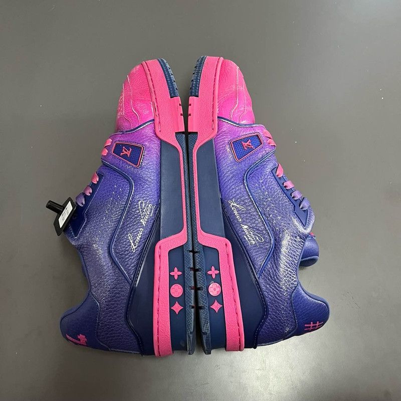 Louis Vuitton Louis Vuitton Trainer Low-Top Stylish Sneakers 0079 Size US 9.5 / EU 42-43 - 7 Thumbnail