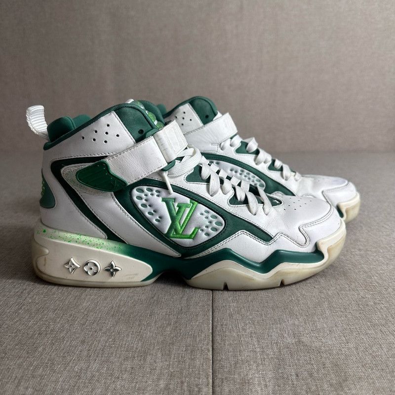 Louis Vuitton Louis Vuitton High Top Trainer 2 Sneakers 0079 Size US 7 / EU 40 - 6 Thumbnail