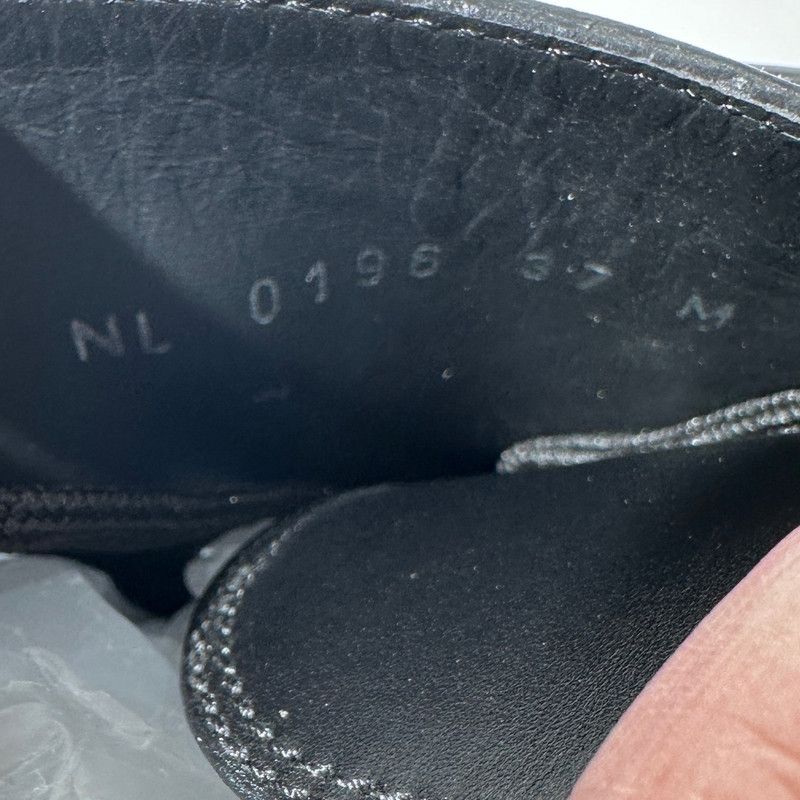 Louis Vuitton Louis Vuitton Black Lace-Up Ankle Boots 0079 Size US 6.5 / EU 39-40 - 7 Thumbnail