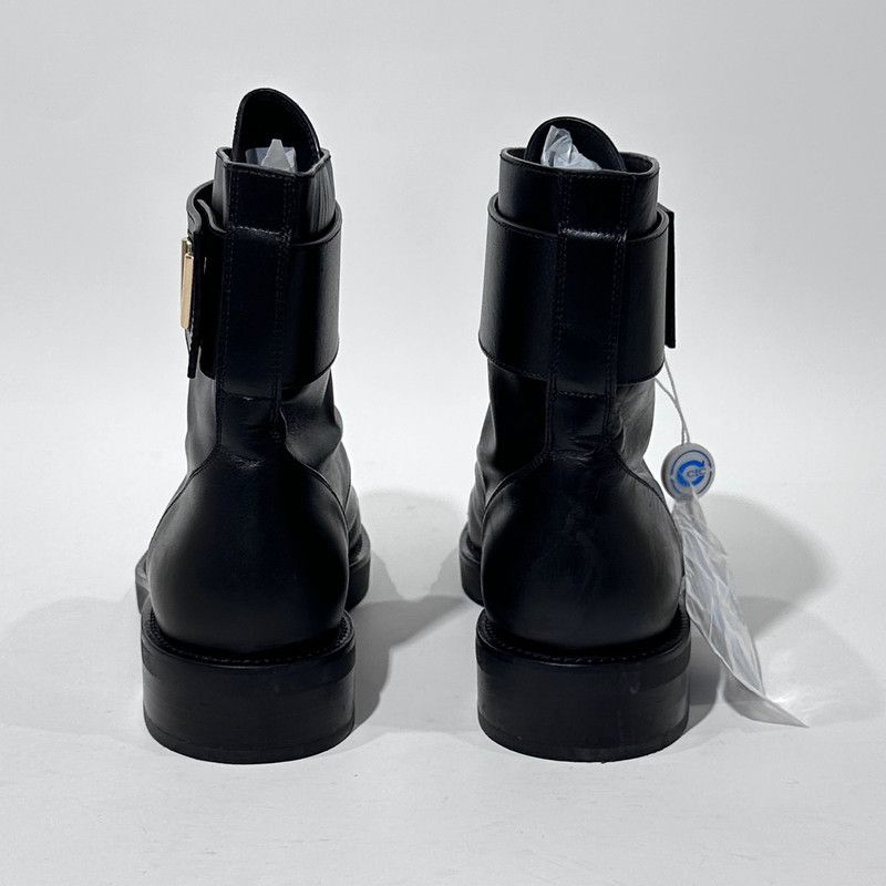 Louis Vuitton Louis Vuitton Black Lace-Up Ankle Boots 0079 Size US 6.5 / EU 39-40 - 5 Thumbnail
