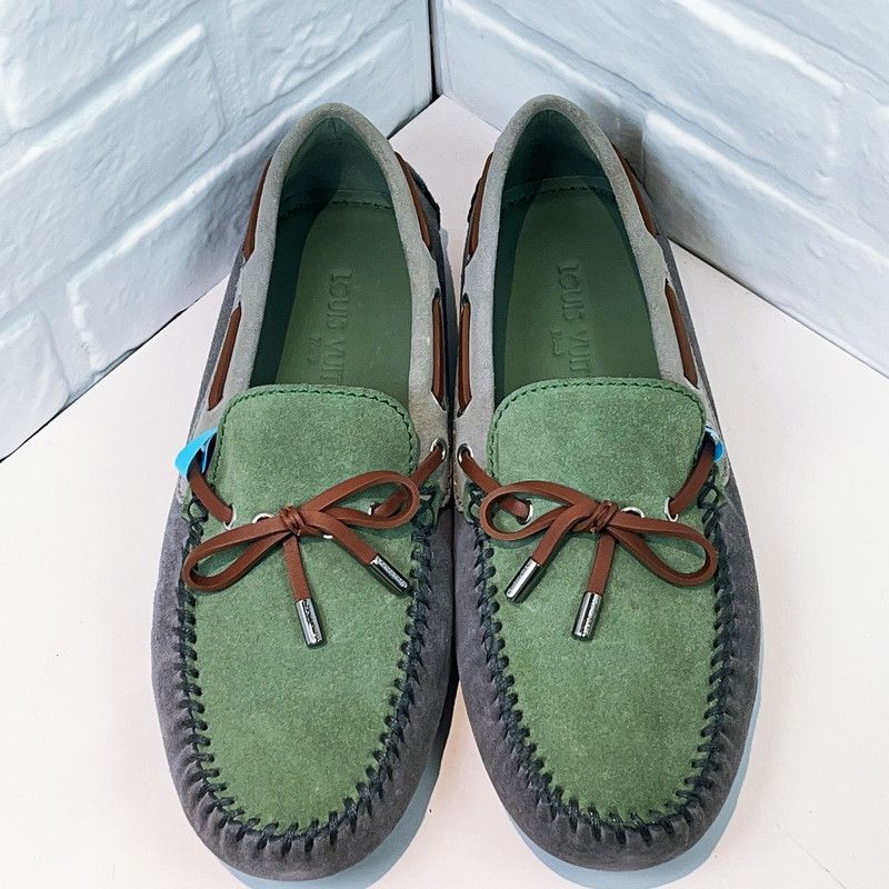 Louis Vuitton Louis Vuitton Comfortable Casual Suede Shoes for Men 0079 Size US 8.5 / EU 41-42 - 2 Thumbnail
