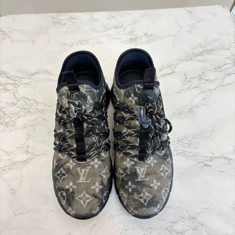Louis Vuitton Louis Vuitton Fastlane Dyed Canvas Sneakers 0079 Size US 8 / EU 41 - 3 Thumbnail